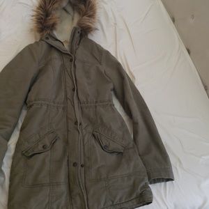 Hollister Olive Green Parka